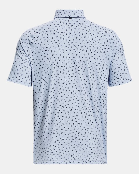 Polo UA Iso-Chill Floral Dash para Hombre, Blue, pdpMainDesktop image number 5